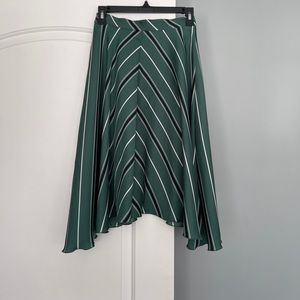 Stripped Green Skirt